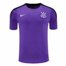 Camisa de treino roxa masculina do Corinthians 2025