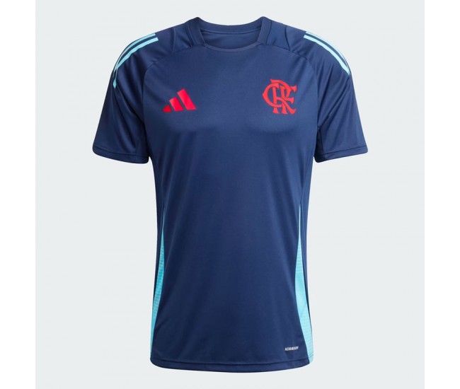 Camisa de treino masculina CR Flamengo azul marinho 2024