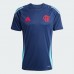 Camisa de treino masculina CR Flamengo azul marinho 2024
