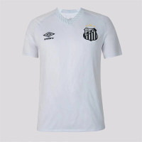 Camisa Home Masculina de Futebol Umbro Santos 2025