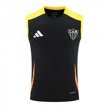Atlético Mineiro Masculino Preto Treino Sem Mangas 2025