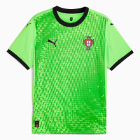 Camisa de Goleiro de Futebol de Portugal 2025 Verde Adulto