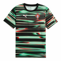Camisa de futebol masculina pré-jogo de Portugal 2025