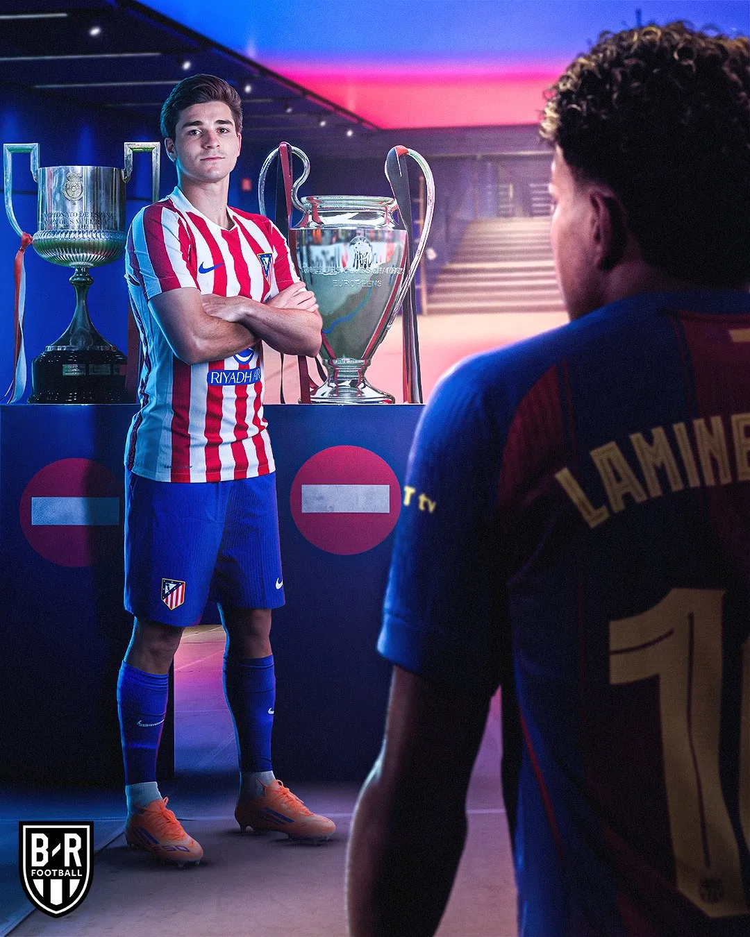 Diego Simeone reacts after Atletico Madrid advances to Champions League semi-finals